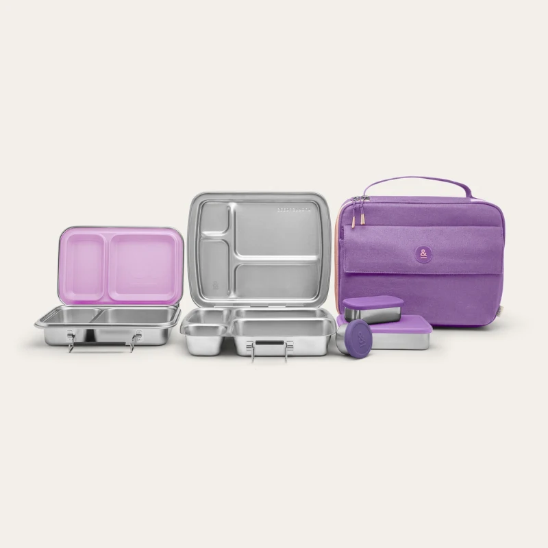 Duo Bento Lunch Box Set OG | Pots & Bag - Image 3
