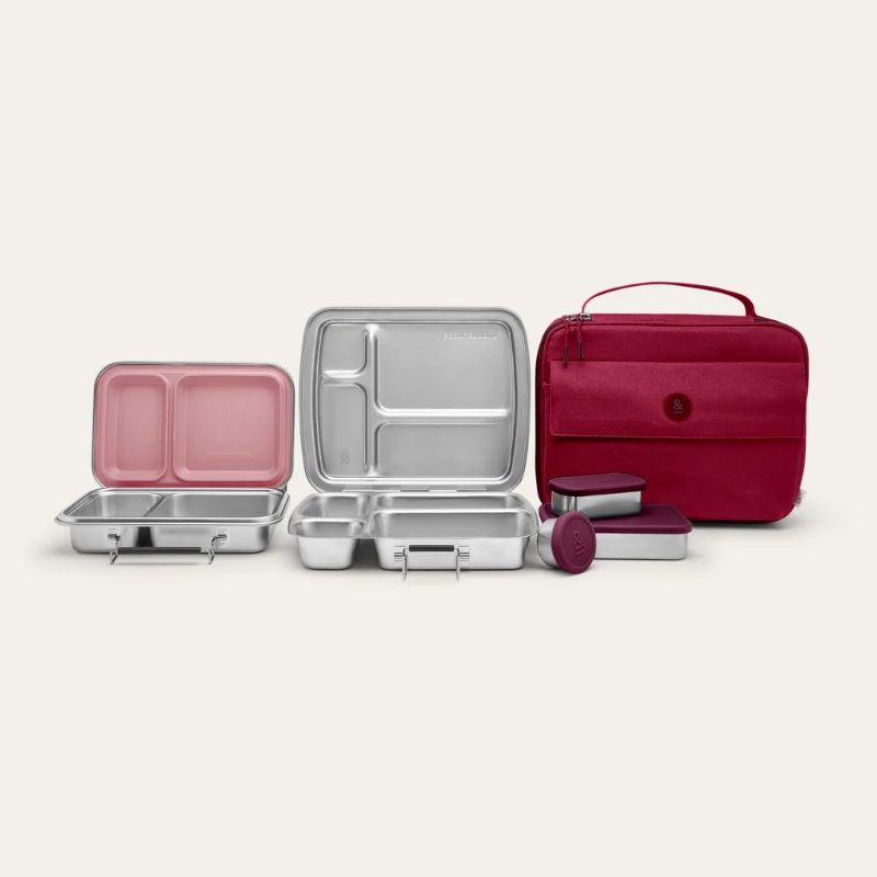 Duo Bento Lunch Box Set OG | Pots & Bag - Image 35