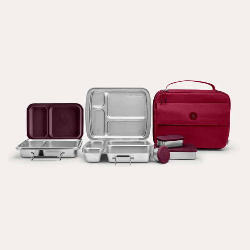 Duo Bento Lunch Box Set OG | Pots & Bag - Image 36