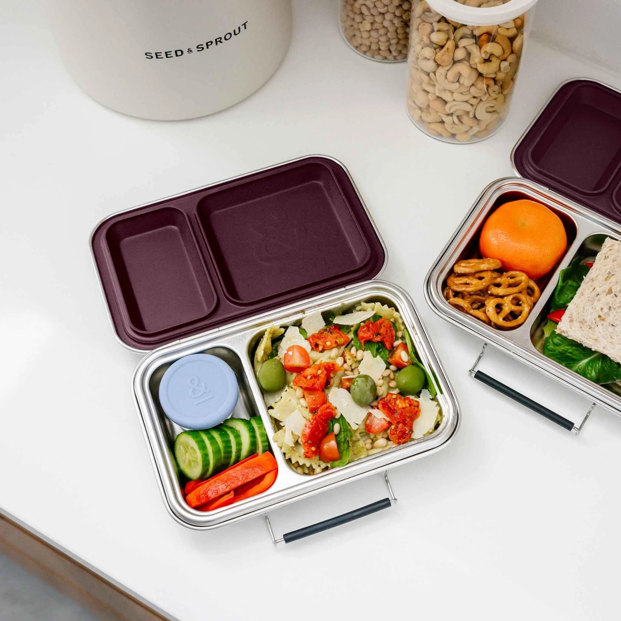 Duo Bento Lunch Box Set OG | Pots & Bag - Image 38