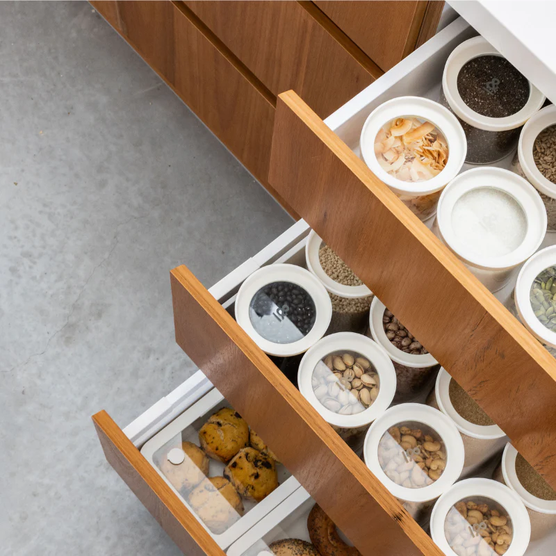 Wategos Round Glass Pantry Storage Jars - Image 18
