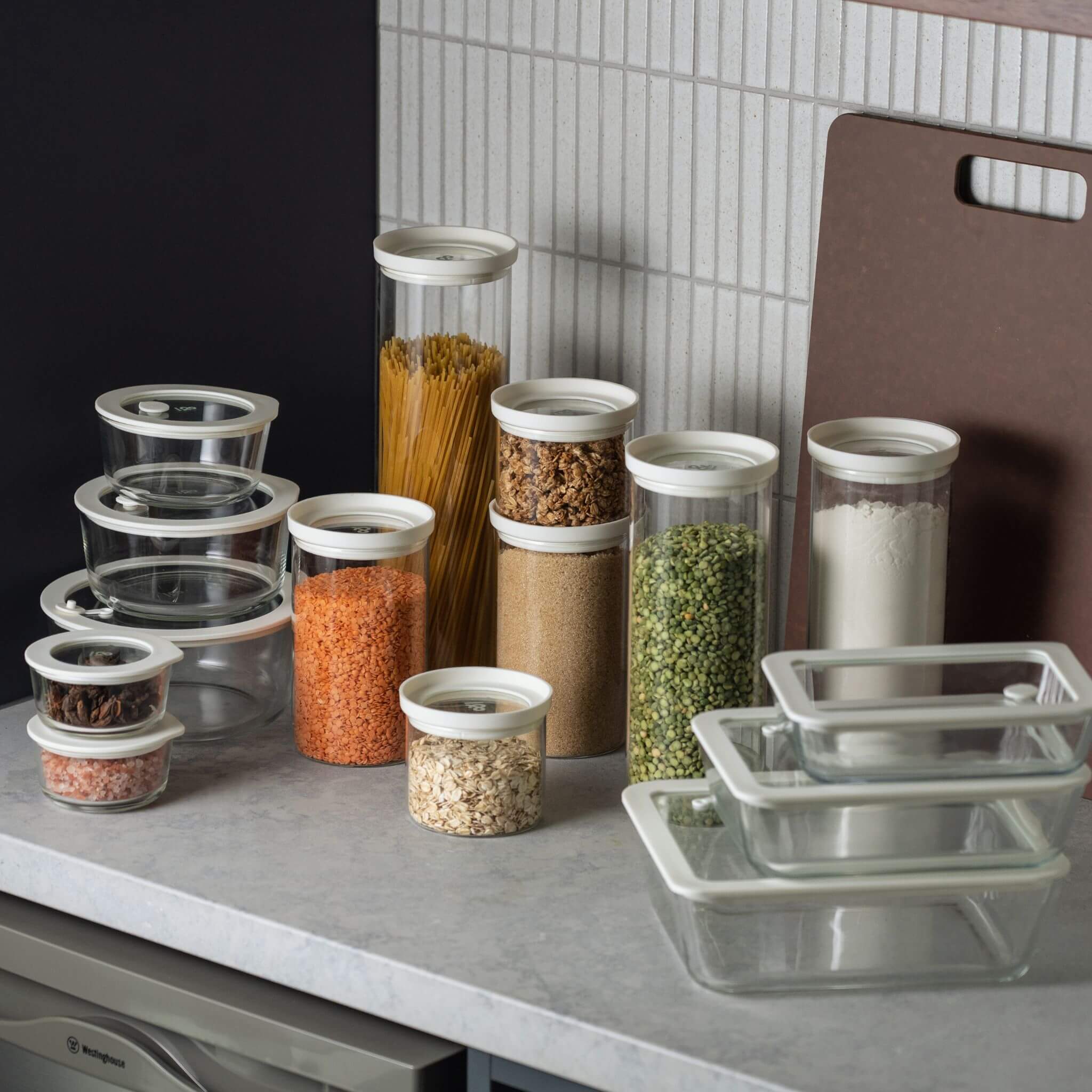 Wategos Round Glass Pantry Storage Jars - Image 19