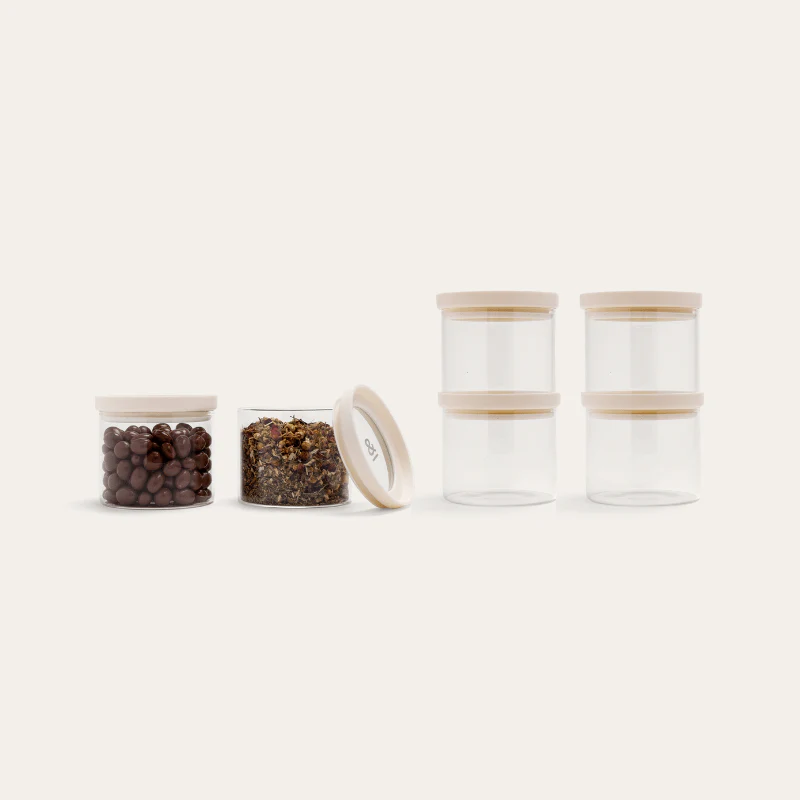 Wategos Round Glass Pantry Jars Multibuy - Image 32