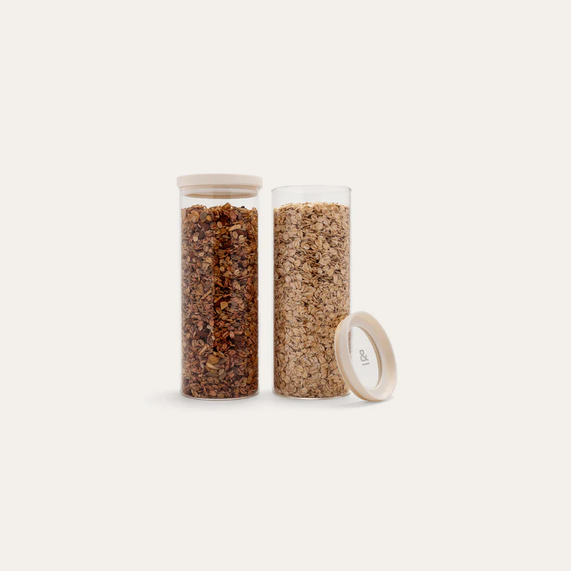 Wategos Round Glass Pantry Jars Multibuy - Image 38