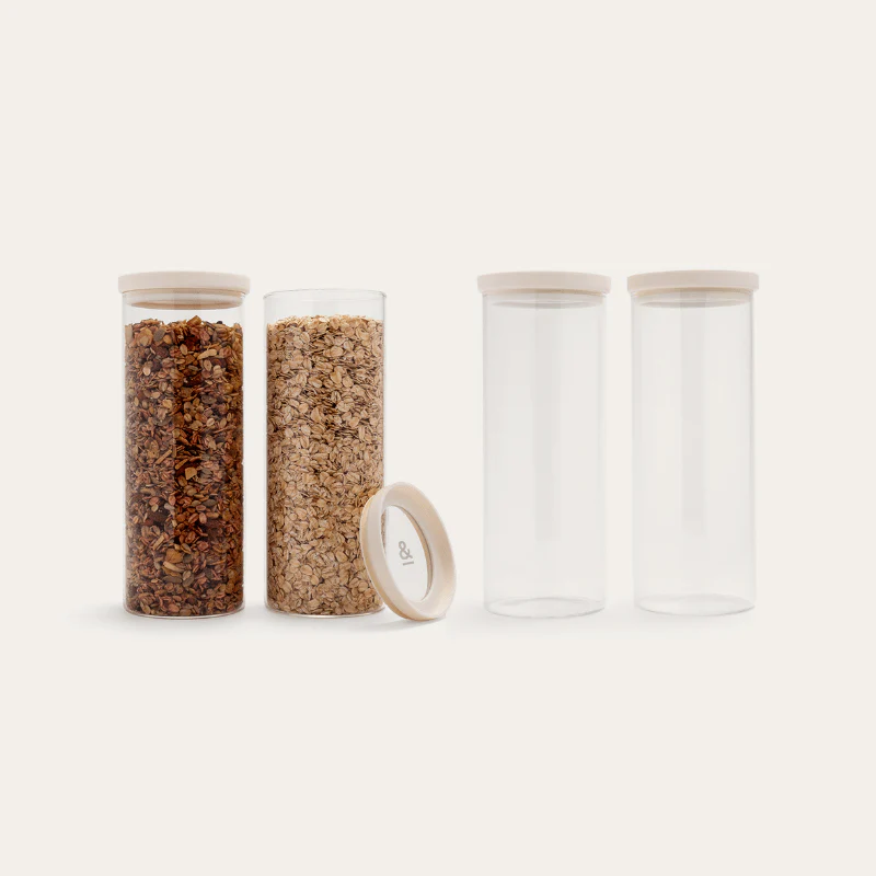 Wategos Round Glass Pantry Jars Multibuy - Image 39