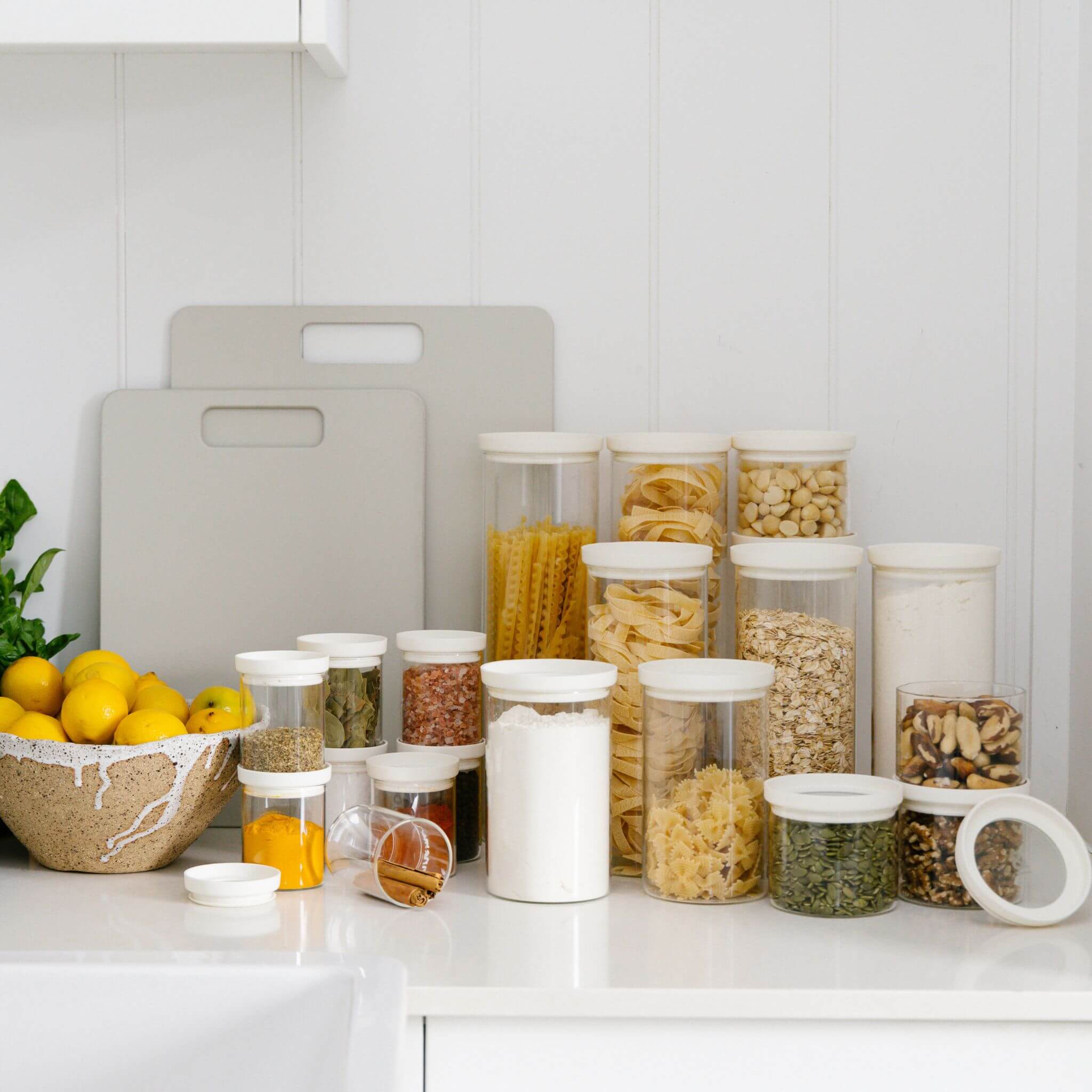 Wategos Round Glass Pantry Storage Jars - Image 15