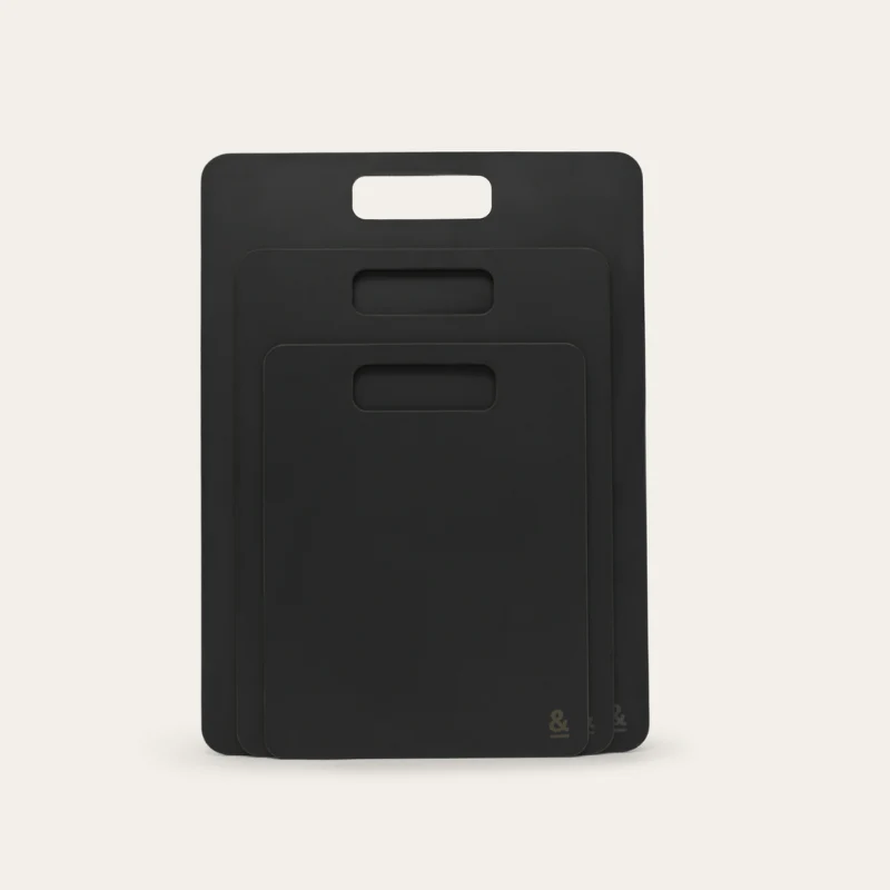 Wood Fibre Chopping Board Multibuy | Liquorice - Image 12