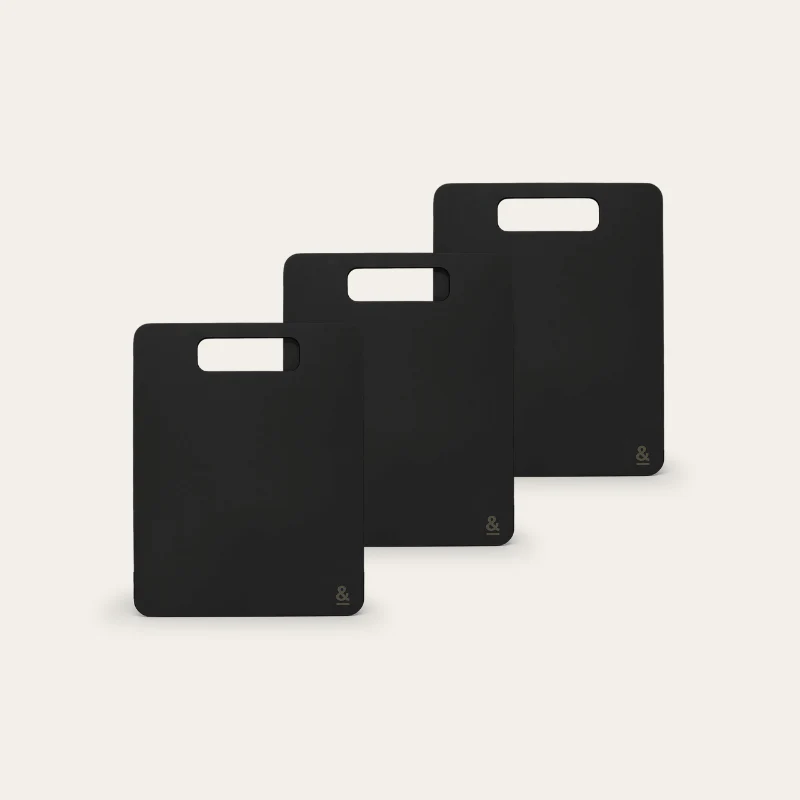 Wood Fibre Chopping Board Multibuy | Liquorice - Image 22