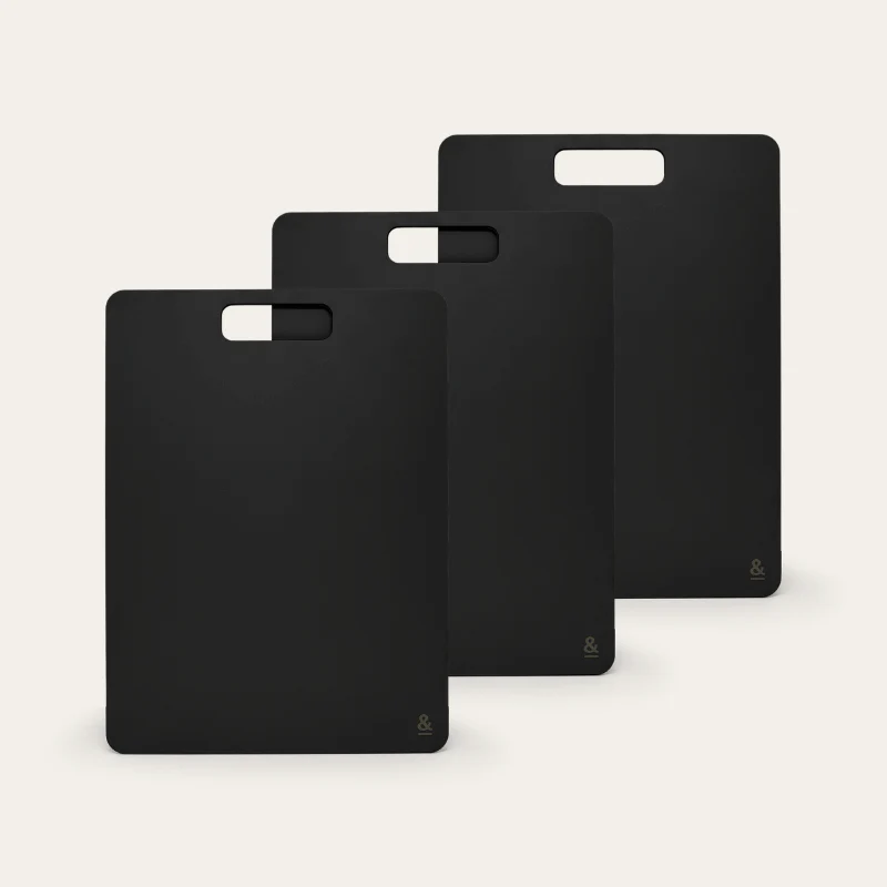 Wood Fibre Chopping Board Multibuy | Liquorice - Image 27