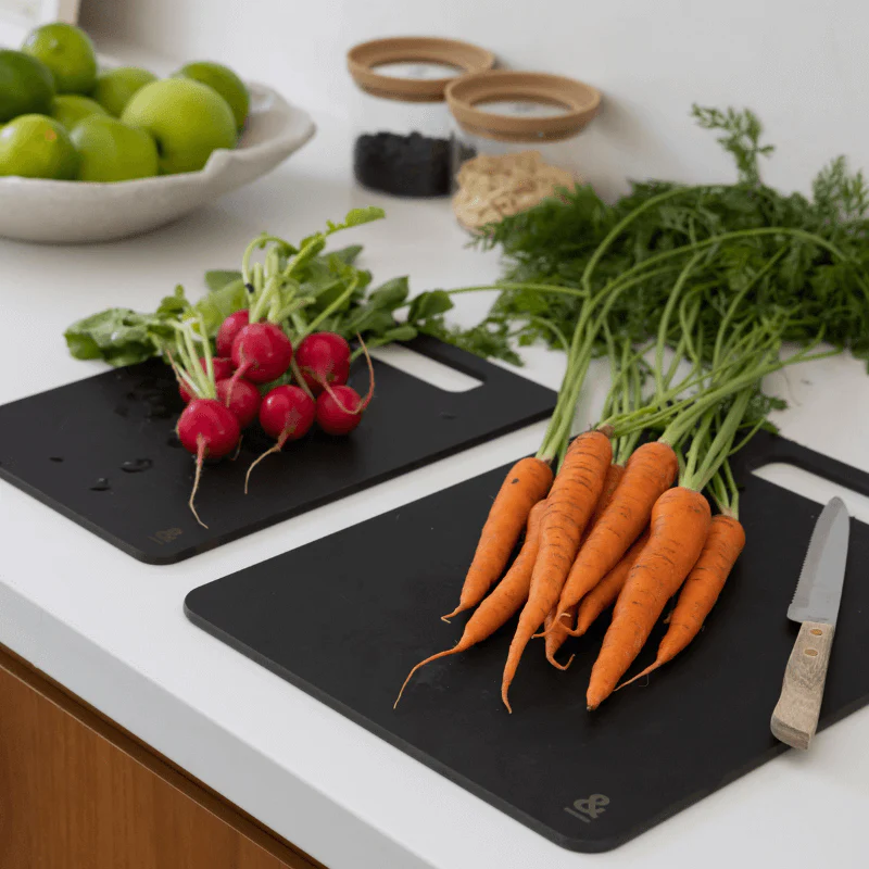 Wood Fibre Chopping Board Multibuy | Liquorice - Image 9